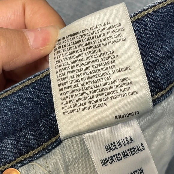 Citizens of Humanity Harlow Jeans Womens 27x30 Blue Denim High Rise Slim Fit - Picture 15 of 16